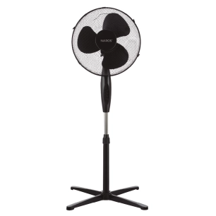 ventilateur sur pied garsaco 45w noir ø43cm - garsaco