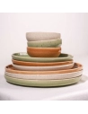 blush assiette plate 22xh2,5cm sage - fine dining living