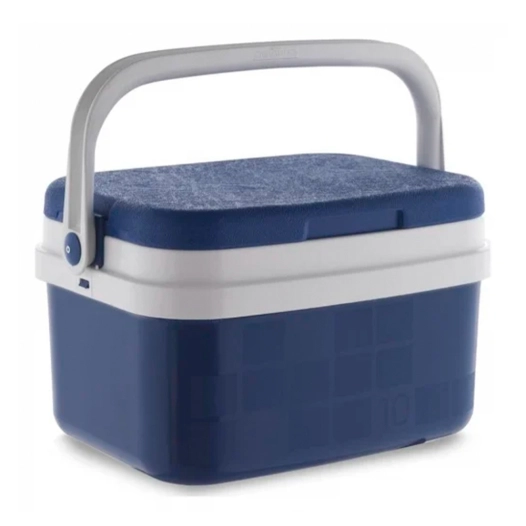 glacière de camping 10 l bleue 36,5 x 28 x 22 cm