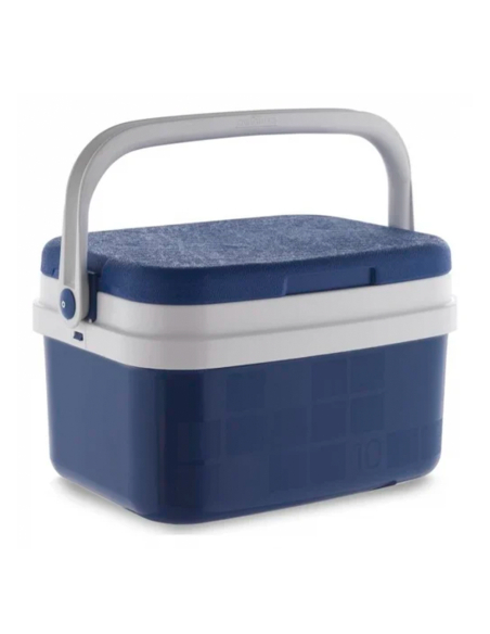 glacière de camping 10 l bleue 36,5 x 28 x 22 cm