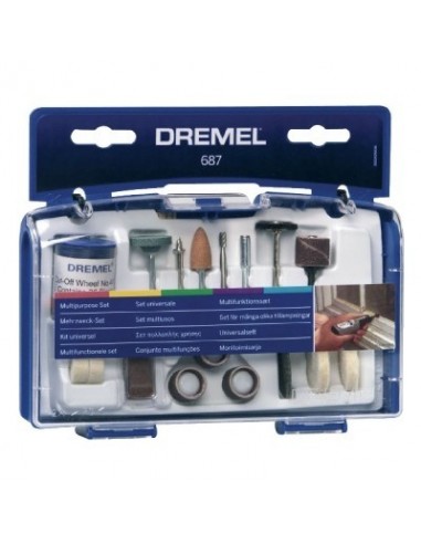 Kit Bricolage Dremel 52 Pièces Polyvalence pour tous vos projets créatifs et de réparation. - Dremel