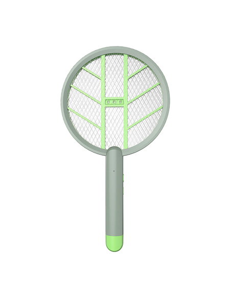 raquette anti-moustiques rechargeable avec base, 30 m², 23 x 3 x 43,3 cm