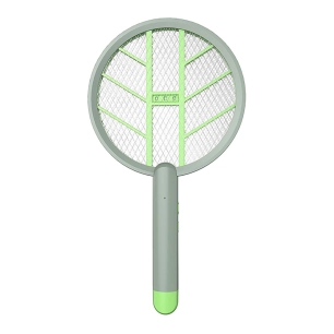 raquette anti-moustiques rechargeable avec base, 30 m², 23 x 3 x 43,3 cm