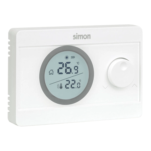 thermostat digital on/off, blanc, 12,5 x 2,4 x 8,5 cm