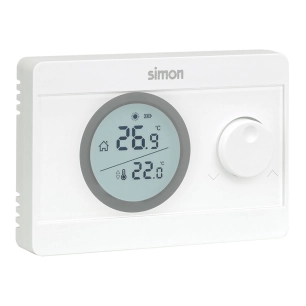 thermostat digital on/off, blanc, 12,5 x 2,4 x 8,5 cm