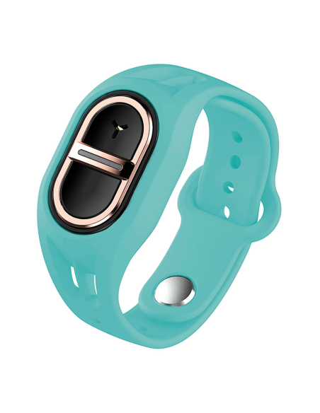 bracelet anti-moustiques ultrasons rechargeable ipx4, vert