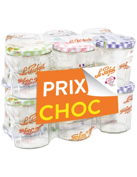 lot promo 12 confituriers 324ml le parfait - berlin packaging france
