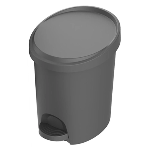 poubelle stepy 6l gris ant