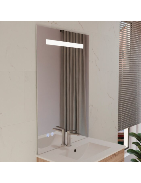 Miroir LED Eleg Plus Éclairage LED intégré et anti-buée - Creazur