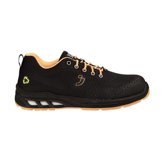 chaussures de sécurité ecofitz s1p noires oranges chaussures de sécurité ecofitz s1p noires oranges - vepro