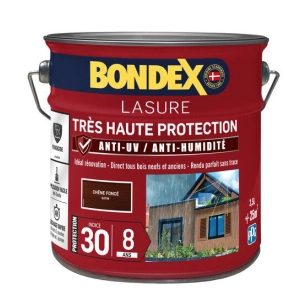 lasure très haute protection 8 ans satin 2.5l lasure très haute protection 8 ans satin 2.5l - bondex
