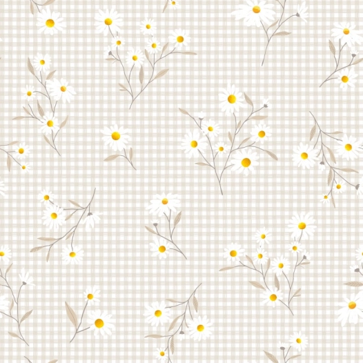 toile cirée déco marguerites 140 cm x 20 m toile cirée déco marguerites 140 cm x 20 m - access deco