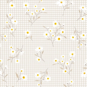 toile cirée déco marguerites 140 cm x 20 m toile cirée déco marguerites 140 cm x 20 m - access deco