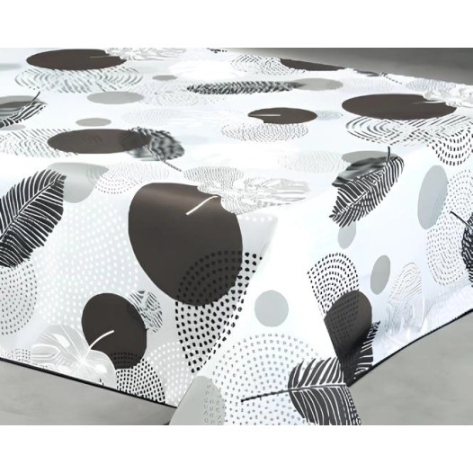 nappe polyester 140 x 240 cm soana gris sur cintre nappe polyester 140 x 240 cm soana gris sur cintre - access deco