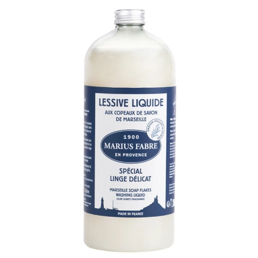 lessive liquide aux copeaux de savon de marseille parfum feuilles d'olivier 1l lessive liquide aux copeaux de savon de marseille