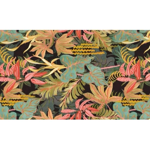 tapis velvet jungle leaves 45 x 75 cm tapis velvet jungle leaves 45 x 75 cm - mercury