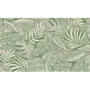 tapis velvet green jungle leaves 45 x 75 cm tapis velvet green jungle leaves 45 x 75 cm - mercury