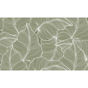 tapis velvet leaves 45 x 75 cm tapis velvet leaves 45 x 75 cm - mercury