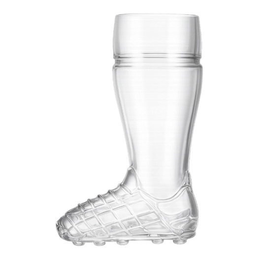 carafe en verre en forme de chaussure de football, 0,3 l