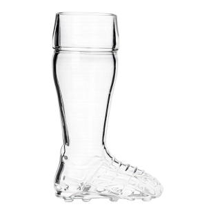 carafe en verre en forme de chaussure de football, 0,5 l