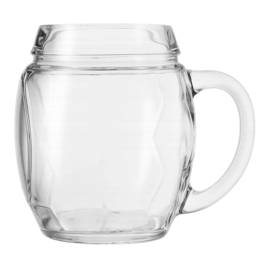carafe en verre en forme de ballon de football, 0,5 l