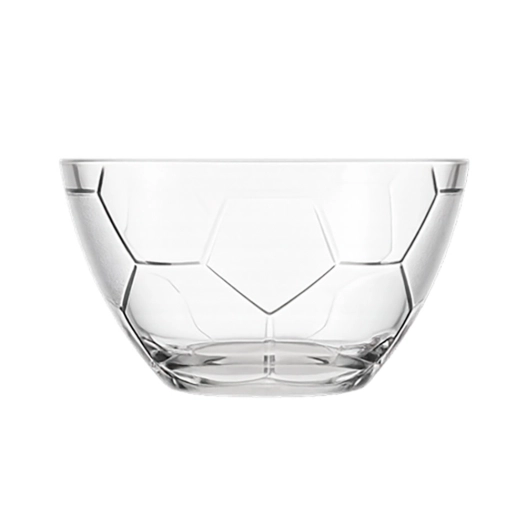 bol de football, en verre, ø14 cm