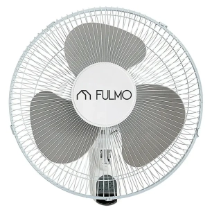 ventilateur mural poniente blanc avec télécommande 45 w, ø43 cm