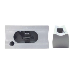 douille linestra, modèle s14s, blanc, 1 contact, 6,5 x 3,5 x 3,4 cm