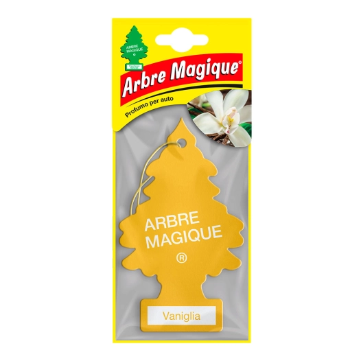désodorisant pour voiture, modèle arbre, parfum vaniglia