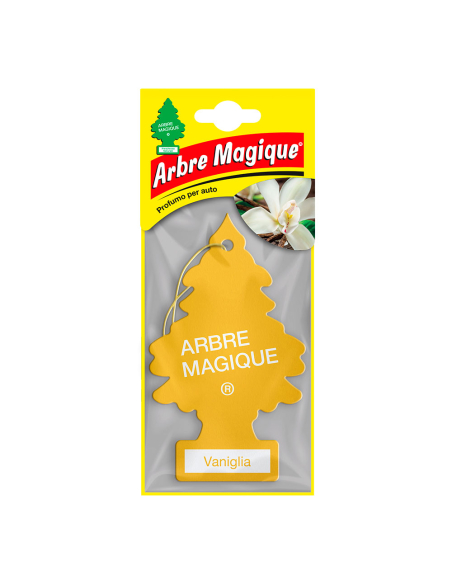 Arbre Magique Vanille Désodorisant voiture longue durée parfum vanille - ARBRE MAGIQUE