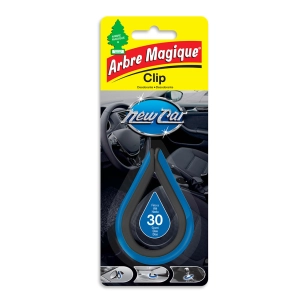 désodorisant pour voiture, modèle clip, parfum new car