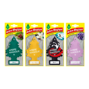 désodorisants pour voiture, classic, modèles variés, 24 unités