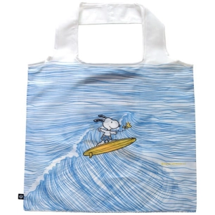 sac recyclã©/recycled bag surfing snoopy - les artistes maxili