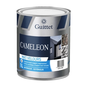 peinture guittet caméléon mat velours gup 1l - guittet