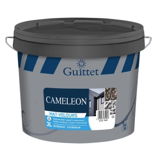 peinture guittet caméléon mat velours gut1 3l - guittet