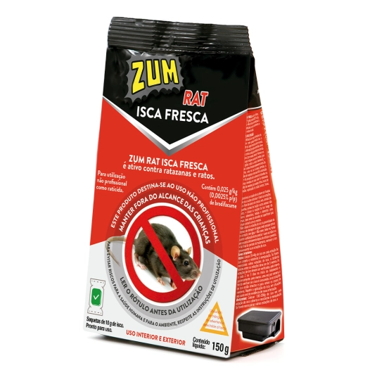 appât rodenticide frais pour rats et souris, 150 g