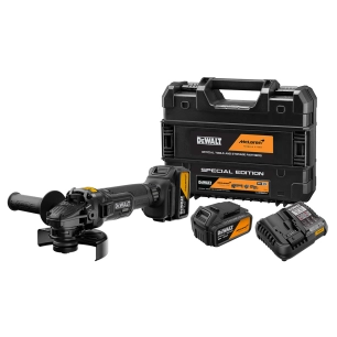 mini meuleuse sans balais mclaren xr 18 v ø125 mm avec 2 batteries 5 ah et chargeur