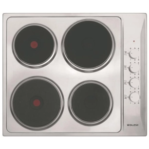 glem table de cuisson électrique gtl640ix - glem