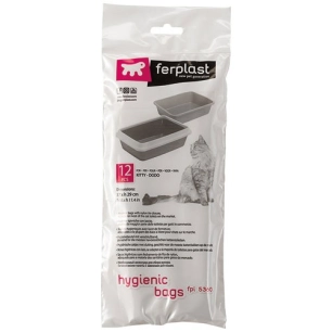 sachet hygiã©nique fpi 5360 pour bac litiã¨re x 12 - ferplast france