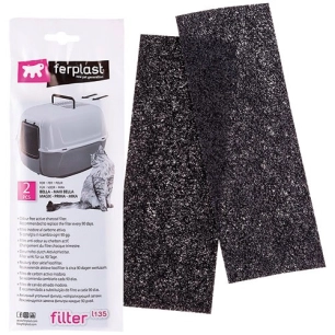 filtre l 135 au charbon actif x 2 - ferplast france