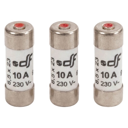 fusibles 10a a voyant x3 - dofin