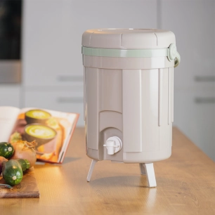 Composteur de cuisine Bokashi 8L Compact et Hermétique - EDA