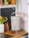 Composteur de cuisine Bokashi 8L Compact et Hermétique - EDA