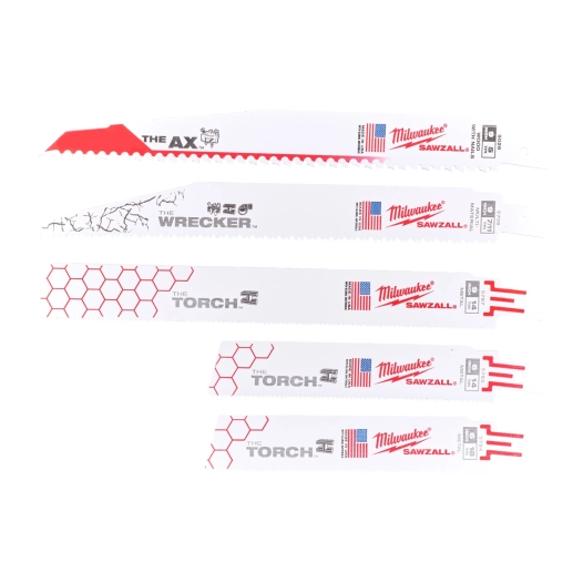set 5 lames de scies sabres