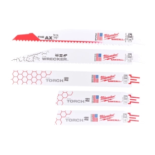 set 5 lames de scies sabres