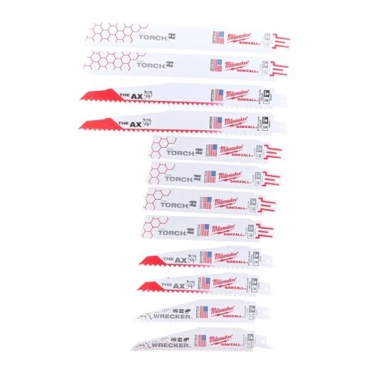 set 12 lames de scies sabres