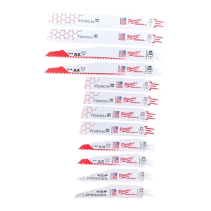 set 12 lames de scies sabres