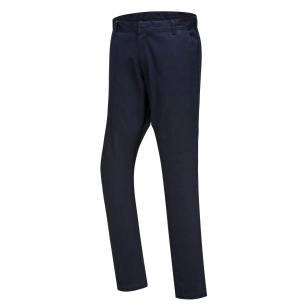 pantalon chino slim stretch extensible - taille 36 - marine foncé - portwest