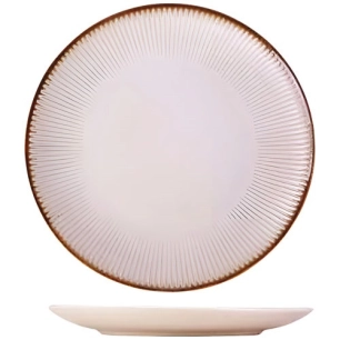 estrena latte assiette plate d26,5cm - cosy et trendy billiet