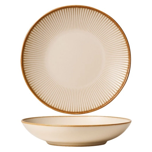 estrena latte assiette creuse d23cm - cosy et trendy billiet